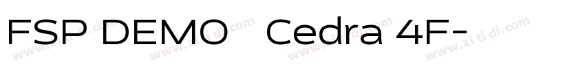 FSP DEMO   Cedra 4F字体转换